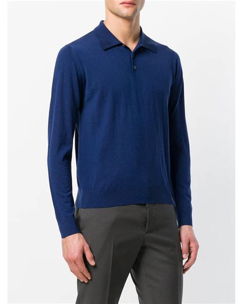 prada logo polo|Prada long sleeve polo.